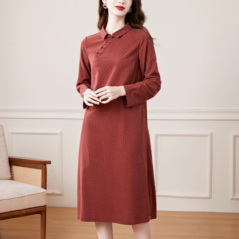 春 コーデ レディース ファッション オシャレ カワイイ シンプル きれいめ ナチュラル 上品カジュアル 婦人服 ドレス チャイナ ゆったり スリム ミドル丈 スカート