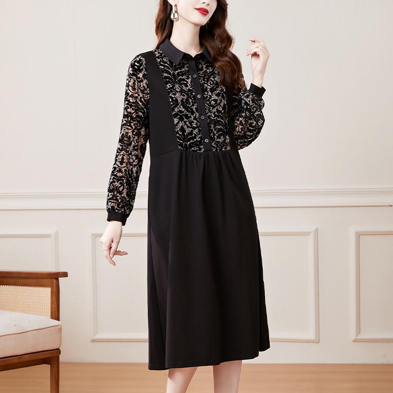 春 コーデ レディース ファッション オシャレ カワイイ シンプル きれいめ ナチュラル 上品カジュアル 婦人服 エスニック ゆったり シンプル ワンピース フェイク ツーピース カバー カジュアル