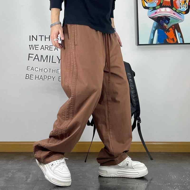 メンズ 成人男性用 流行り物 オシャレ 分かりやすい 成年者 かっこいい 表どおり 御居処跳ねる HipHop アメリカンン レトロ 不都合 ウォッシュ 縦 引っ切り無い ズボン下  ドローストリング 心地よい ズボン下 夏