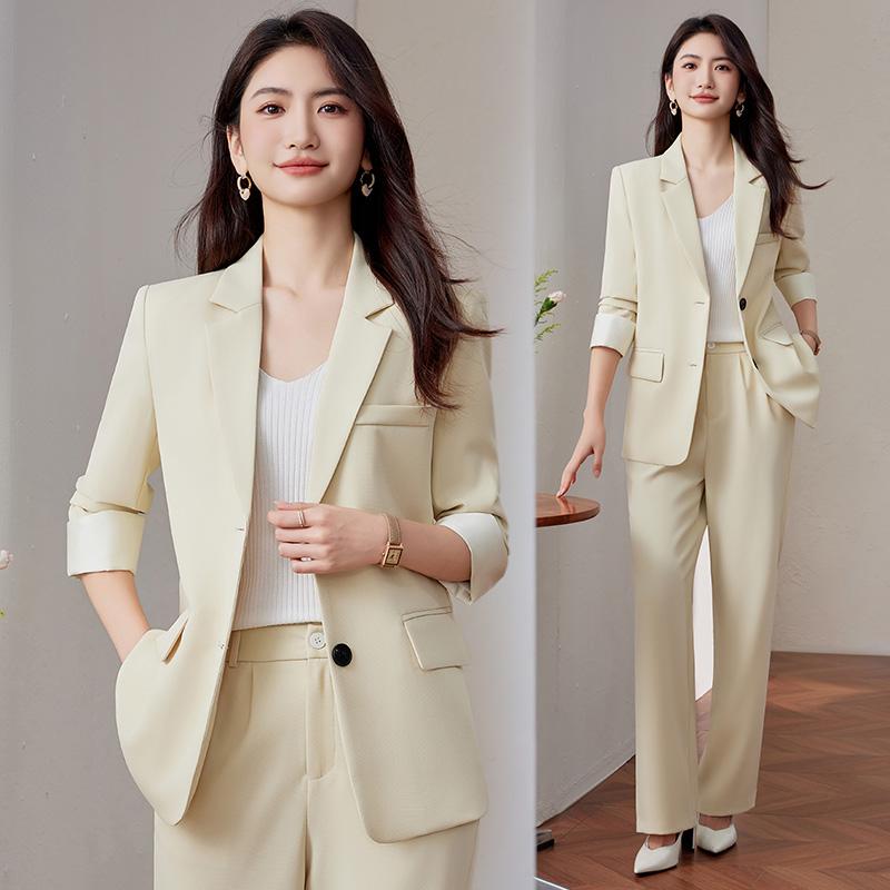 春 コーデ レディース ファッション オシャレ カワイイ シンプル きれいめ ナチュラル 上品カジュアル 婦人服 カジュアル スーツ ハイエンド ジャケット