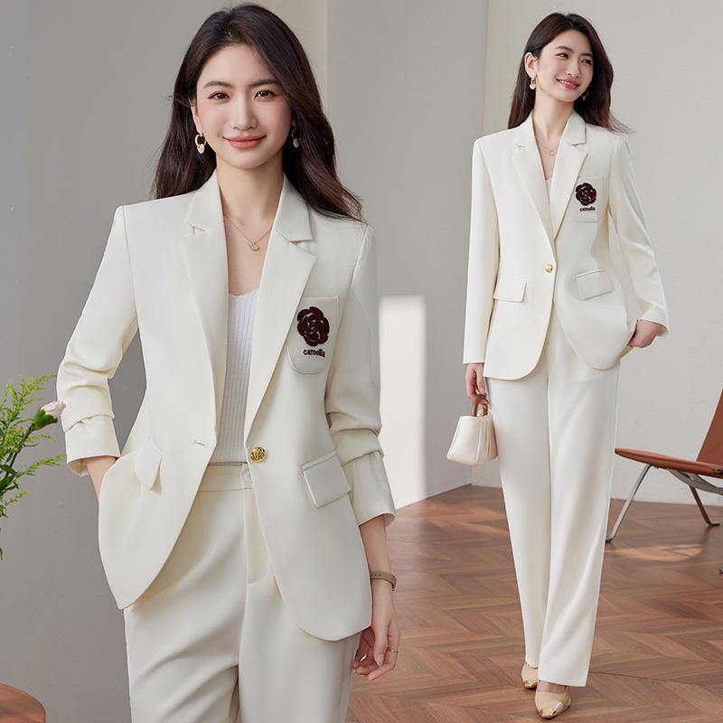 春 コーデ レディース ファッション オシャレ カワイイ シンプル きれいめ ナチュラル 上品カジュアル 婦人服 スーツ ハイエンド フォーマルスーツ ジャケット