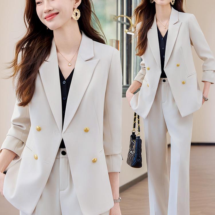 春 コーデ レディース ファッション オシャレ カワイイ シンプル きれいめ ナチュラル 上品カジュアル 婦人服 ハイエンド スーツ ジャケット 面接ウェア フォーマルスーツ 仕事 ｜リコット