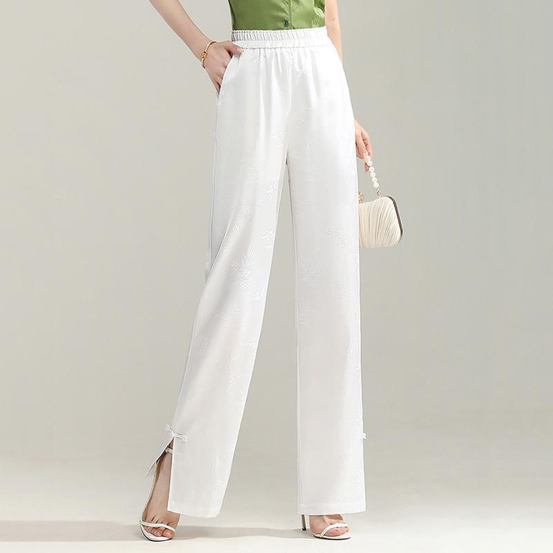 春 コーデ レディース ファッション オシャレ カワイイ シンプル きれいめ ナチュラル 上品カジュアル 婦人服 ワイドレッグ パンツ ゆったり ストレート カジュアル