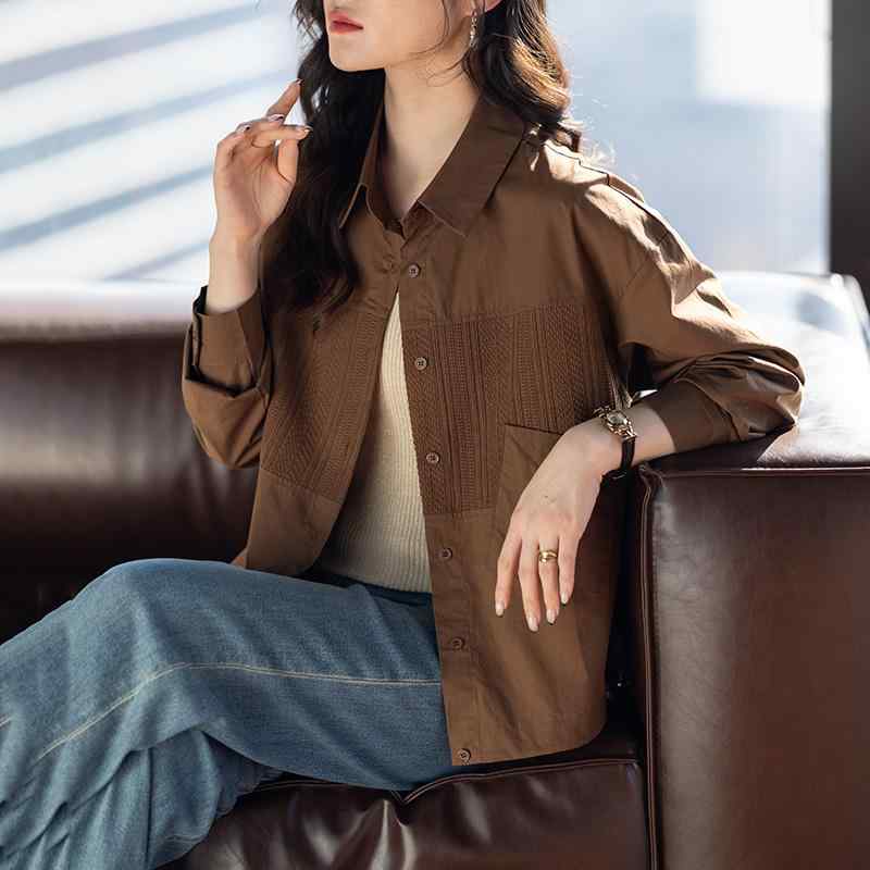 春 コーデ レディース ファッション オシャレ カワイイ シンプル きれいめ ナチュラル 上品カジュアル 婦人服 シャツ ゆったり カジュアル 上着