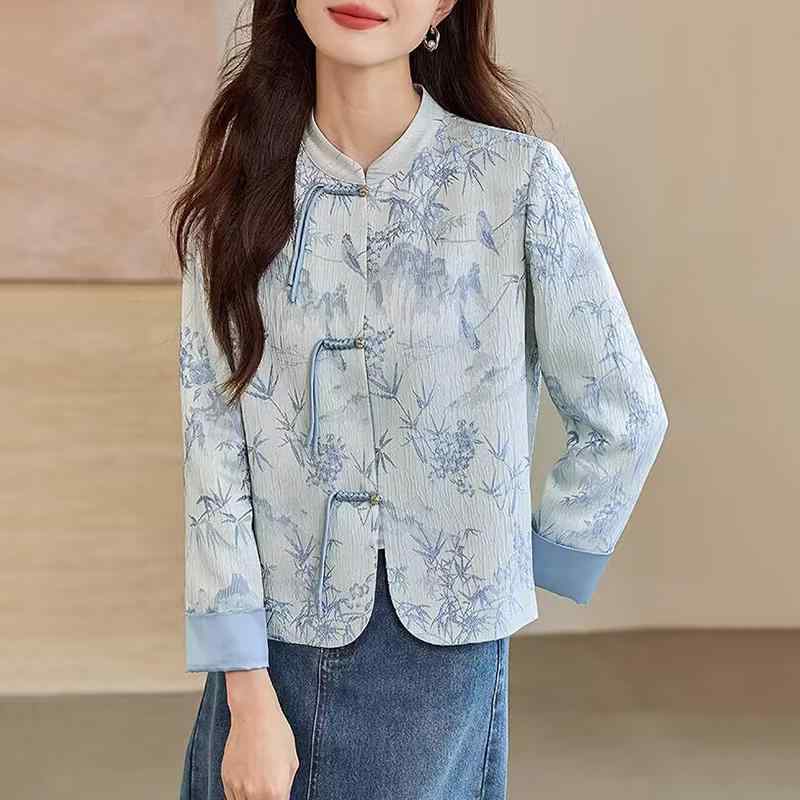 春 コーデ レディース ファッション オシャレ カワイイ シンプル きれいめ ナチュラル 上品カジュアル 婦人服 ジャカード ジャケット シック プリント ゆったり ドレス トップス