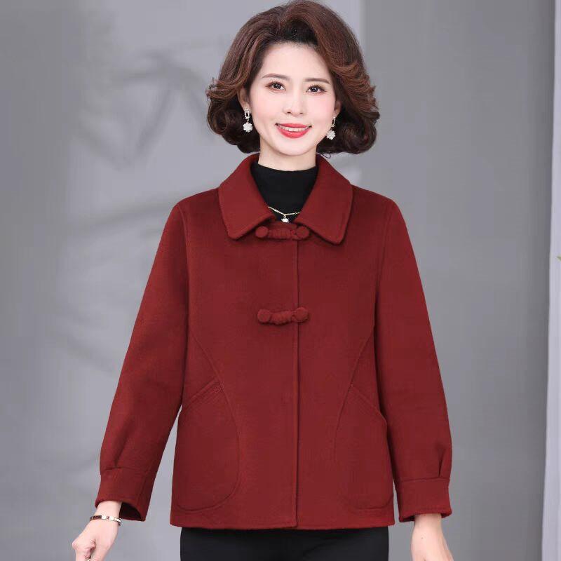 春 コーデ レディース ファッション オシャレ カワイイ シンプル きれいめ ナチュラル 上品カジュアル 婦人服 ウール コート ハイエンド 大きいサイズ 厚手 |リコット