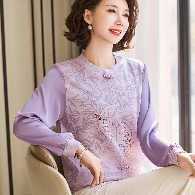 春 コーデ レディース 流行り物 オシャレ カワイイ   分かりやすい 好いたらしいめ 自然的 雅びやか心地よい お上さん服 プルオーバー 洋風 長袖 T 夏 薄っぺら トップス