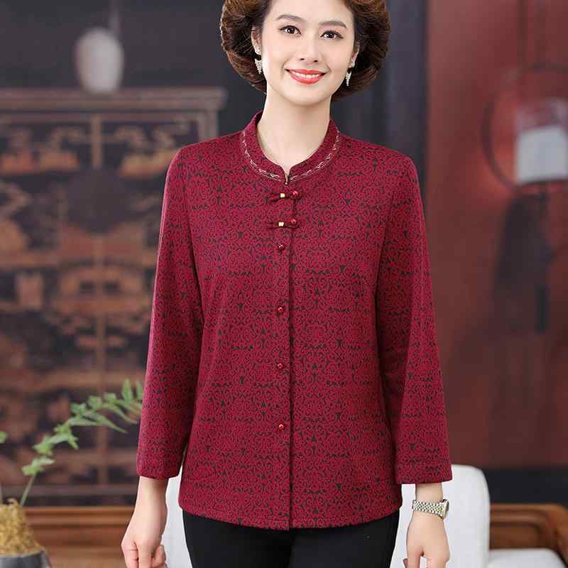 春 コーデ レディース ファッション オシャレ カワイイ シンプル きれいめ ナチュラル 上品カジュアル 婦人服 長袖 シャツ 薄手 コート 唐装 ｜リコット