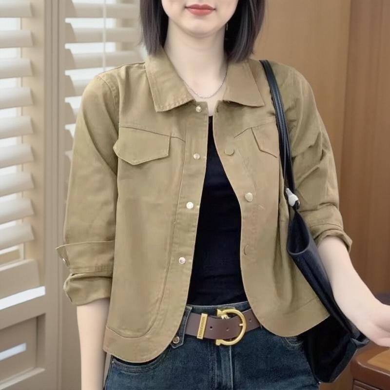 春 コーデ レディース 流行り物 オシャレ カワイイ   分かりやすい 好いたらしいめ 自然的 雅びやか心地好い お上さん服 夏 ポロ色合い 細工物御召しもの 上衣 ゆったり 好いたらしい 心地好い スリムトップス