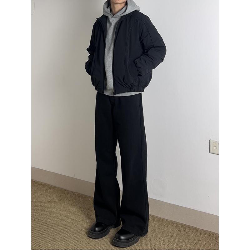 春 コーデ メンズ 用 服 シンプル ファッション オシャレ 大人 かっこいい 紳士服 アメリカン ジーンズ パンツ ハイエンド ブラック カジュアル 通勤スタイル 重ね着コーデ ゆったりシルエット 快適フィット 動きやすい デイリー 5,782円