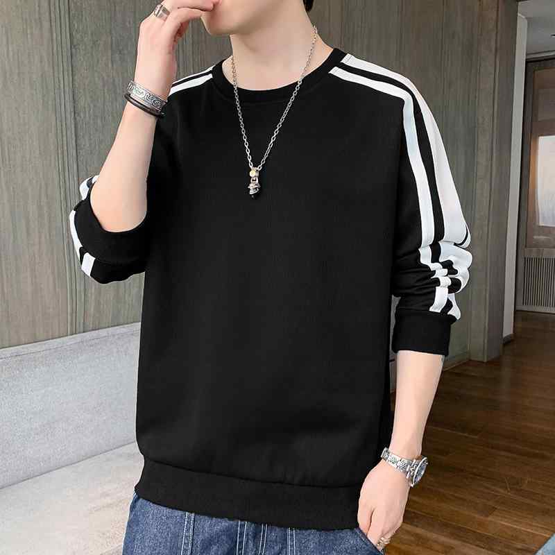 春 コーデ メンズ 用 服 シンプル ファッション オシャレ 大人 かっこいい 紳士服 カジュアル 長袖 ストライプ スウェットシャツ カジュアル 通勤スタイル 重ね着コーデ ゆったりシルエット さらっと着 普段使い