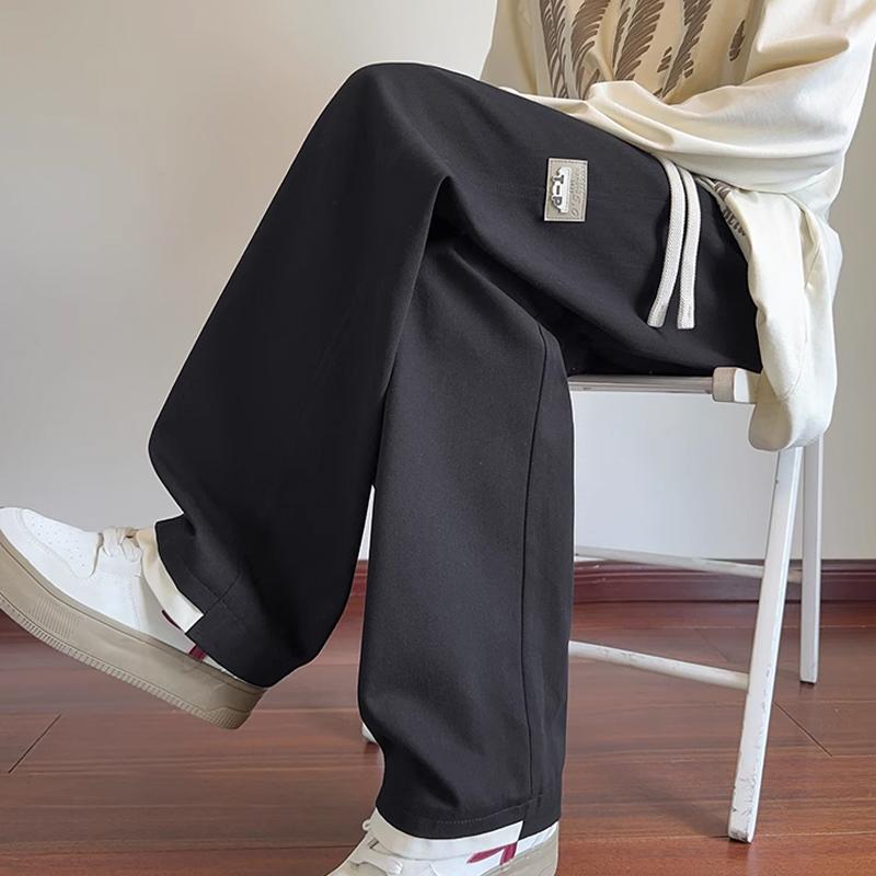 春 コーデ メンズ 用 服 シンプル ファッション オシャレ 大人 かっこいい 紳士服 カジュアル ストレート ワイド 快適 パンツ 黒 春用 カジュアル 通勤スタイル 重ね着コーデ ゆったりシルエット 快適フィット 動きやすい デイリー