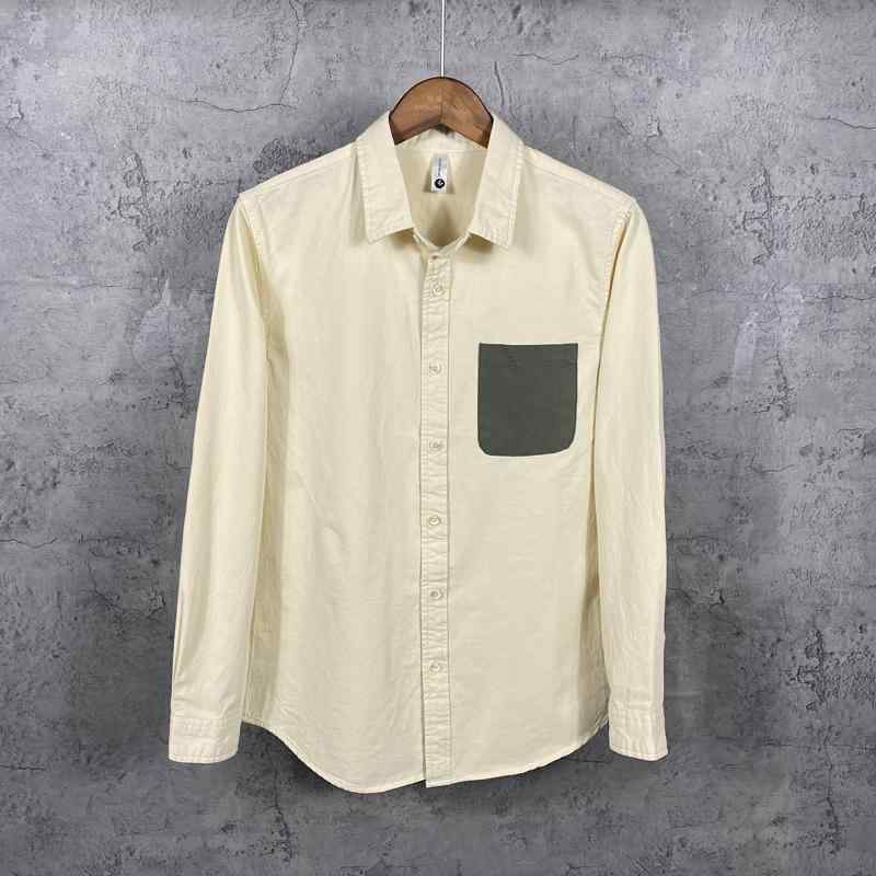 春 コーデ メンズ 用 服 シンプル ファッション オシャレ 大人 かっこいい 紳士服 長袖 綿 シャツ ジャケット 春秋 カジュアル 通勤スタイル 重ね着コーデ ゆったりシルエット 軽アウター
