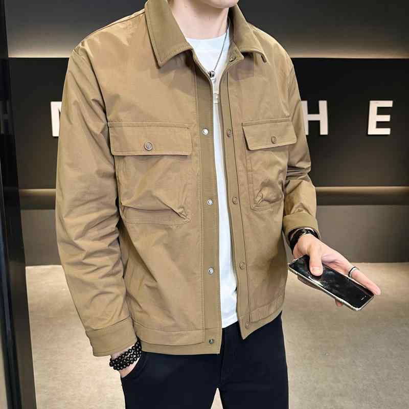 春 コーデ メンズ 用 服 分かりやすい 流行り物 オシャレ 成年者 かっこいい 成人男性服 マルチ 衣嚢 上衣 細工物お召しもの 秋  心地よい 通い表現スタイル 重ね着コーデ ゆったり影ぼうし 軽アウター