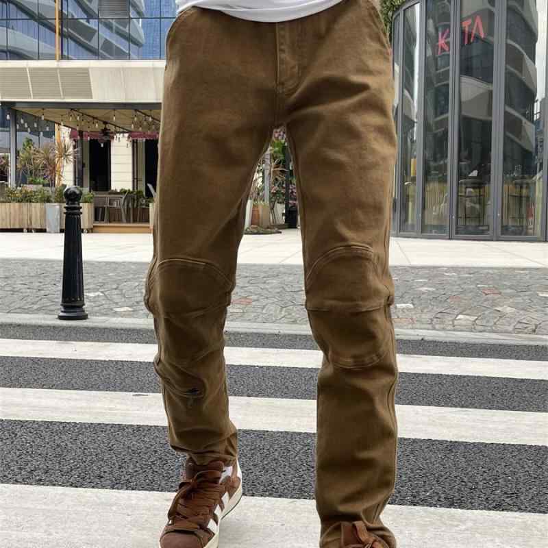 春 コーデ メンズ 用 服 分かりやすい 流行り物 オシャレ 成年者 成人男性服 心地よい デニム ズボン下 ハイエンド か細い填まる カーキ  心地よい 通い表現スタイル 重ね着コーデ ゆったり影ぼうし 好いたらしい填まる 動き分かりやすい デイリー