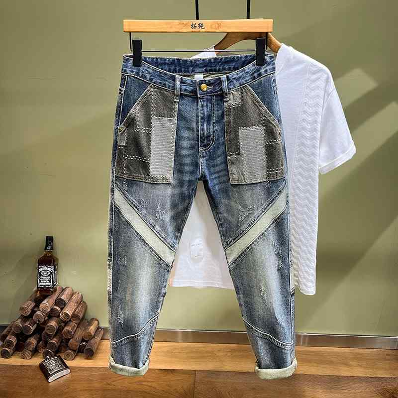 春 コーデ メンズ 用 服 分かりやすい 流行り物 成年者 成人男性服 アメリカン 引っ切り無い デニム ズボン下 伸縮性 伸ばすこと か細い填まる 夏  心地よい 通い表現スタイル 重ね着コーデ ゆったり影ぼうし 好いたらしい填まる 動き分かりやすい デイリー