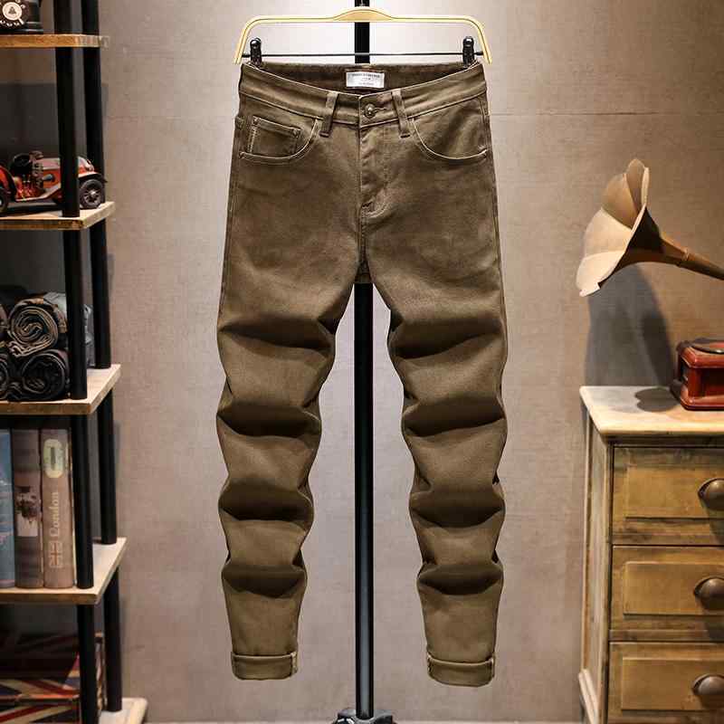 春 コーデ メンズ 用 服 シンプル ファッション 大人 紳士服 アメリカン カジュアル パンツ スリムフィット アーミーグリーン ジーンズ カジュアル 通勤スタイル 重ね着コーデ ゆったりシルエット 快適フィット 動きやすい デイリー 6,954円