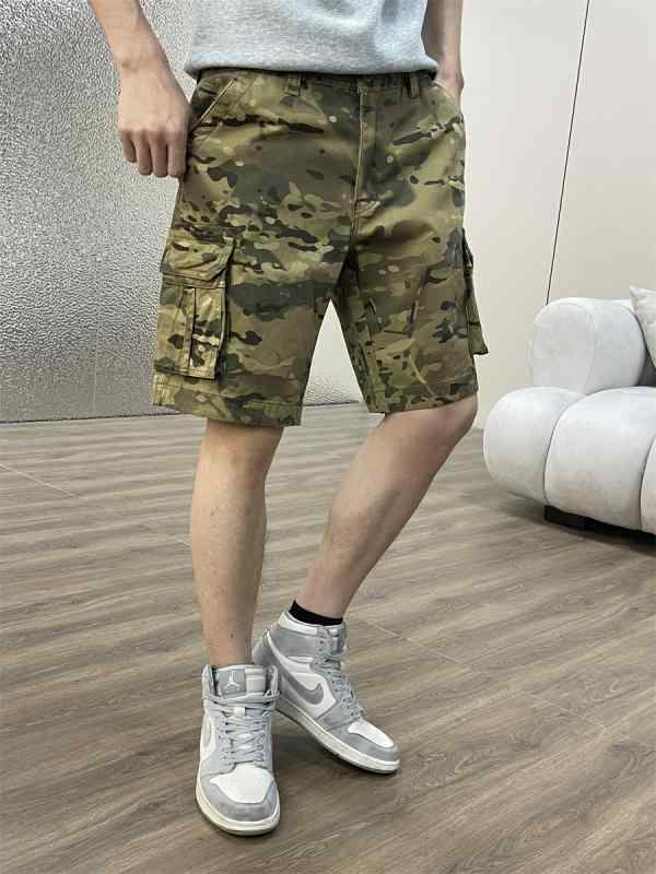 春 コーデ メンズ 用 服 分かりやすい 成年者 成人男性服 アウトドア 心地よい 引っ切り無い 五分丈 偽装 綿織物 ズボン下 ミリタリー気違い 夏  心地よい 通い表現スタイル 重ね着コーデ ゆったり影ぼうし 好いたらしい填まる 動き分かりやすい デイリー