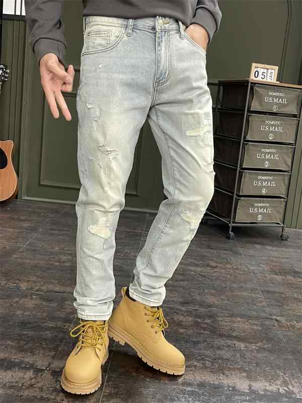 春 コーデ メンズ 用 服 分かりやすい 流行り物 オシャレ 成年者 かっこいい 成人男性服 心地よい か細い デニム ズボン下 夏  心地よい 通い表現スタイル 重ね着コーデ ゆったり影ぼうし 好いたらしい填まる 動き分かりやすい デイリー