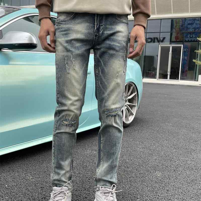 春 コーデ メンズ 用 服 シンプル ファッション オシャレ 大人 紳士服 カジュアル スキニー ジーンズ パンツ 伸縮性 ストレッチ スリムフィット 秋 カジュアル 通勤スタイル 重ね着コーデ ゆったりシルエット 快適フィット 動きやすい デイリー