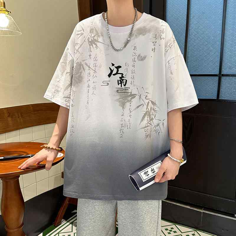春 コーデ メンズ 用 服 シンプル ファッション オシャレ 大人 かっこいい 紳士服 ゆったり 半袖 通気性 シャツ 夏 カジュアル 通勤スタイル 重ね着コーデ ゆったりシルエット さらっと着 普段使い