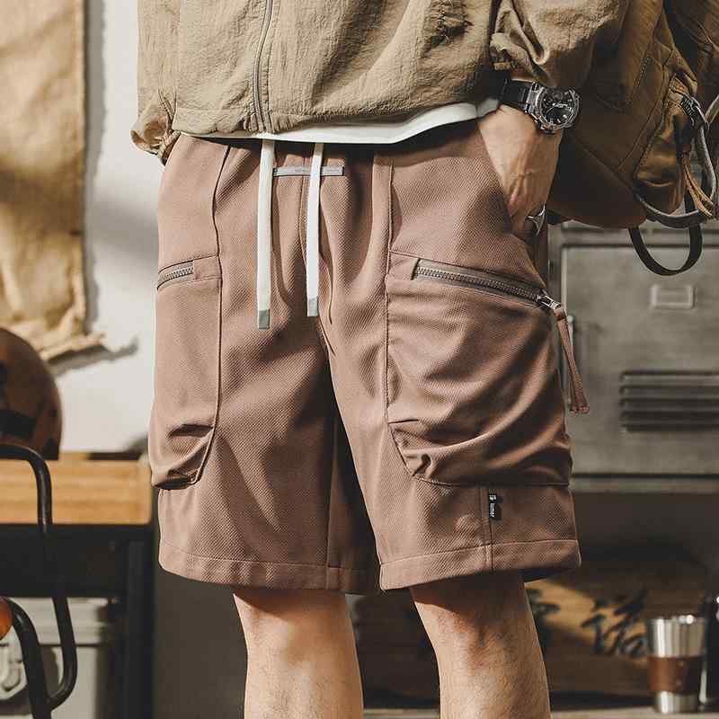 春 コーデ メンズ 用 服 シンプル ファッション 大人 紳士服 アメリカン スポーツ カジュアル パンツ ブラウン カーゴパンツ 夏 カジュアル 通勤スタイル 重ね着コーデ ゆったりシルエット 快適フィット 動きやすい デイリー 6,255円