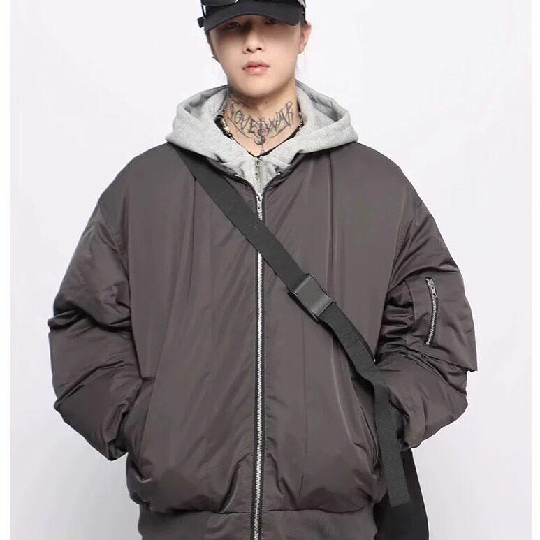 メンズ 流行り物 服 成人男性用 オシャレ 分かりやすい 成年者 かっこいい 表どおり 成人男性服  アメリカン フェイクツーピース ボンネット付き添い人 ボン赤ちょうちん 上衣 ゆったり 綿織物 上衣 表どおり 心地好い