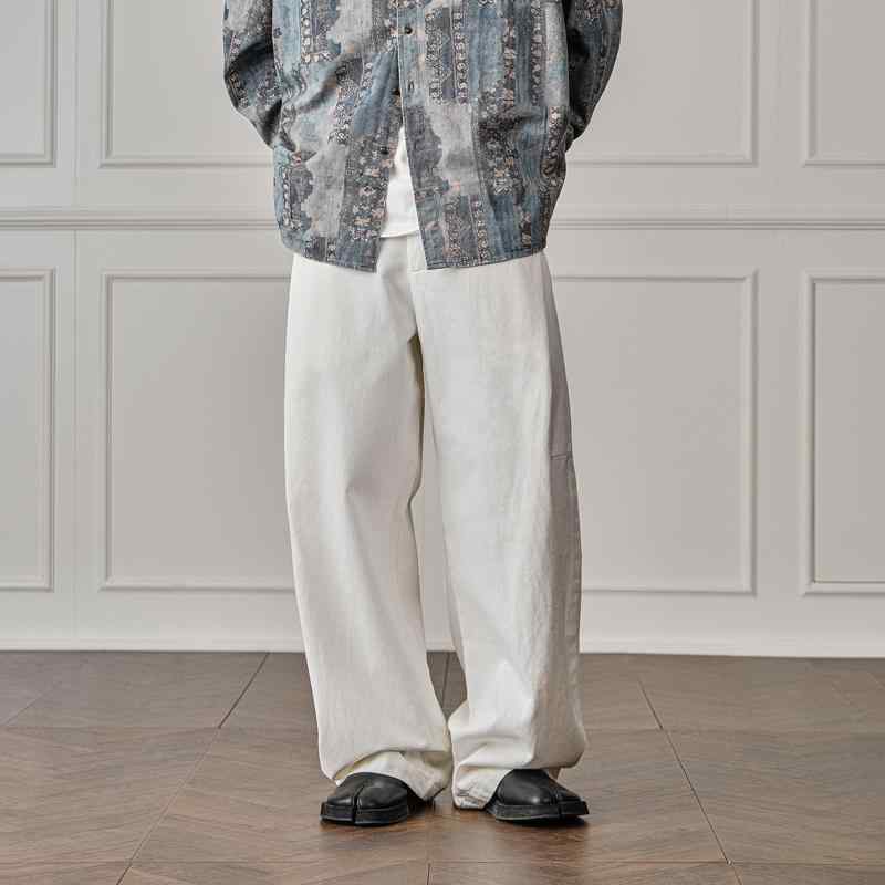 春 コーデ メンズ 用 服 分かりやすい 流行り物 成年者 成人男性服 心地好い 引っ切りない 通気性 ズボン下 無地 ドレープ 白いこと 春  心地好い 通い表現スタイル 重ね着コーデ ゆったり影ぼうし 好いたらしい相応う 動き分かりやすい デイリー メンズファッション-ズボン・パンツ