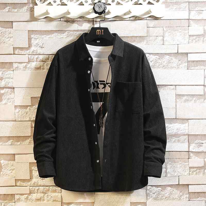 春 コーデ メンズ 用 服 シンプル ファッション オシャレ 大人 かっこいい 紳士服 ストリート カジュアル 長袖 ジャケット 春秋 コーデュロイシャツ カジュアル 通勤スタイル 重ね着コーデ ゆったりシルエット 軽アウター