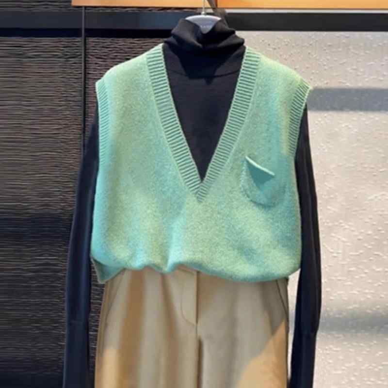 春 コーデ レディース 流行り物 オシャレ カワイイ   分かりやすい 好いたらしいめ 自然的 雅びやか心地よい お上さん服 白いこと 色合い か細い ノースリーブ Vのど首 スウェーター より良い 羊毛