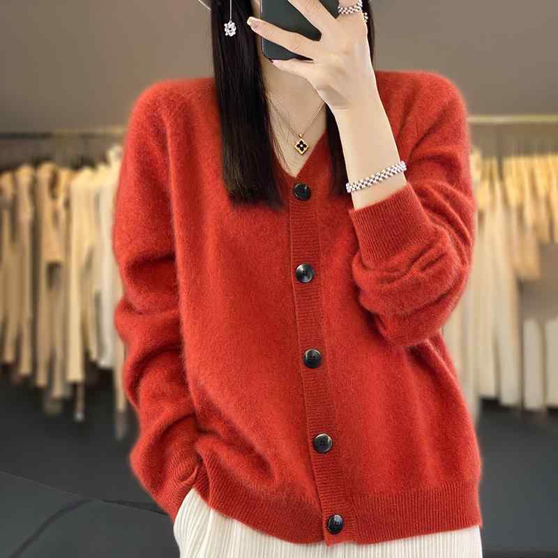 春 コーデ レディース 流行り物 オシャレ カワイイ   分かりやすい 好いたらしいめ 自然的 雅びやか心地よい お上さん服 ジレー ゆったり 防寒 ホンブルグ帽 スウェーター 上衣