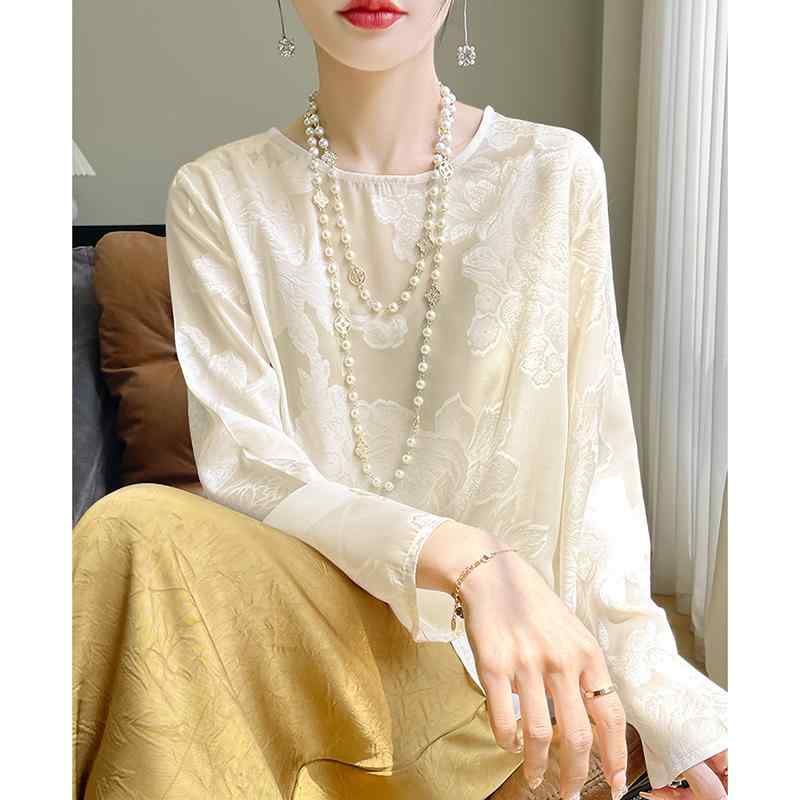 春 コーデ レディース ファッション オシャレ カワイイ   シンプル きれいめ ナチュラル 上品カジュアル 婦人服 厚手 トップス 夏 シースルー アセテート 長袖 シャツ 日焼け防止 カバー アップ T