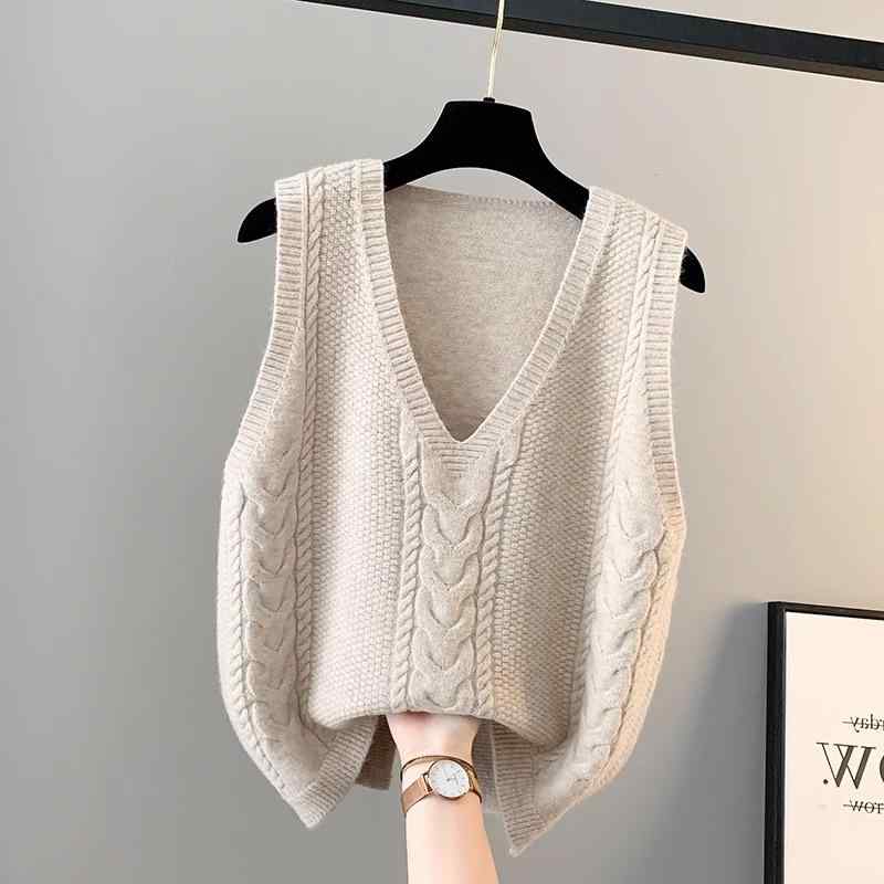 春 コーデ レディース ファッション オシャレ カワイイ シンプル きれいめ ナチュラル 上品カジュアル 婦人服 ベスト ジャケット Vネック ニット セーター チョッキ