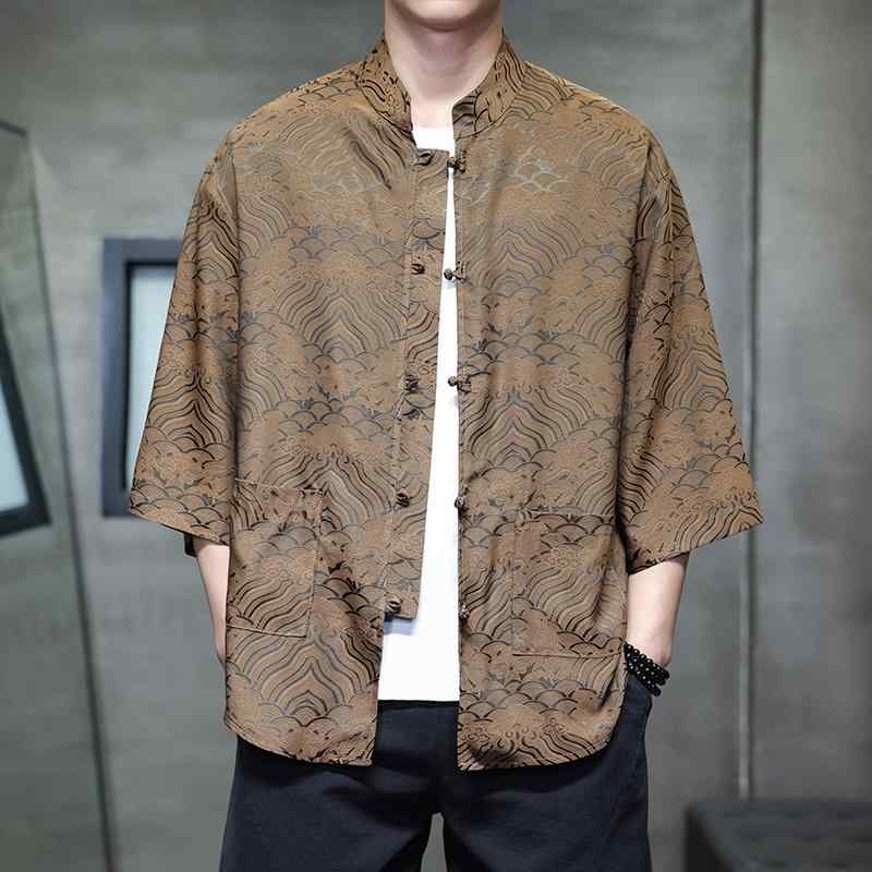 メンズ ファッション 服 男性用 オシャレ シンプル 大人 かっこいい ストリート 夏 薄手 カジュアル シャツ 通気性 スーツ 半袖 冷感
