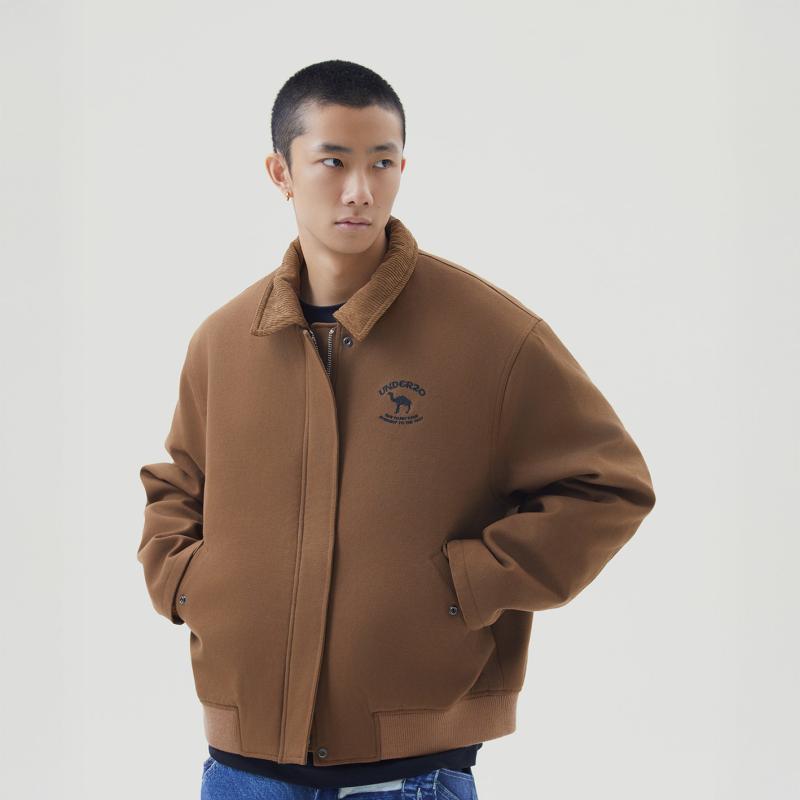 メンズ ファッション 服 男性用 シンプル かっこいい 大人 ストリート カジュアル ビジネス 通勤 ヘビーデューティー キャンバス キルティング ワークジャケット|リコット