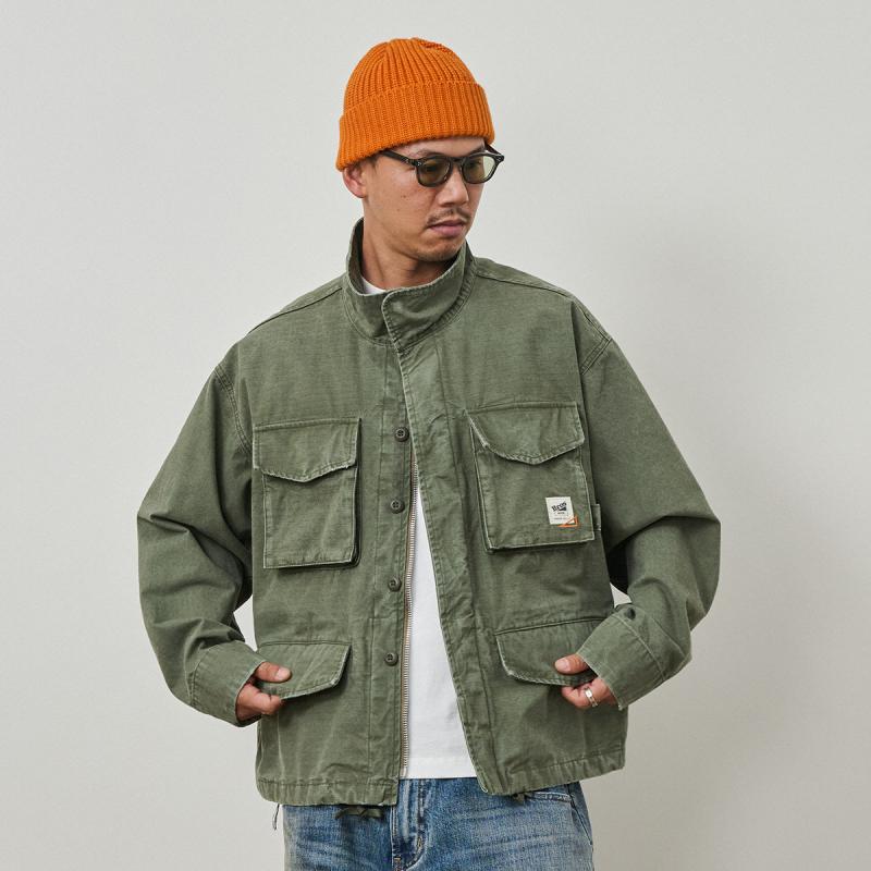 メンズ 流行り物 服 成人男性用   分かりやすい かっこいい 成年者 表どおり 心地よい 商行為 通い ゆったり 細工物お召しもの ミリタリー ウォッシュ産業 不都合産業 衣嚢 M65 上衣