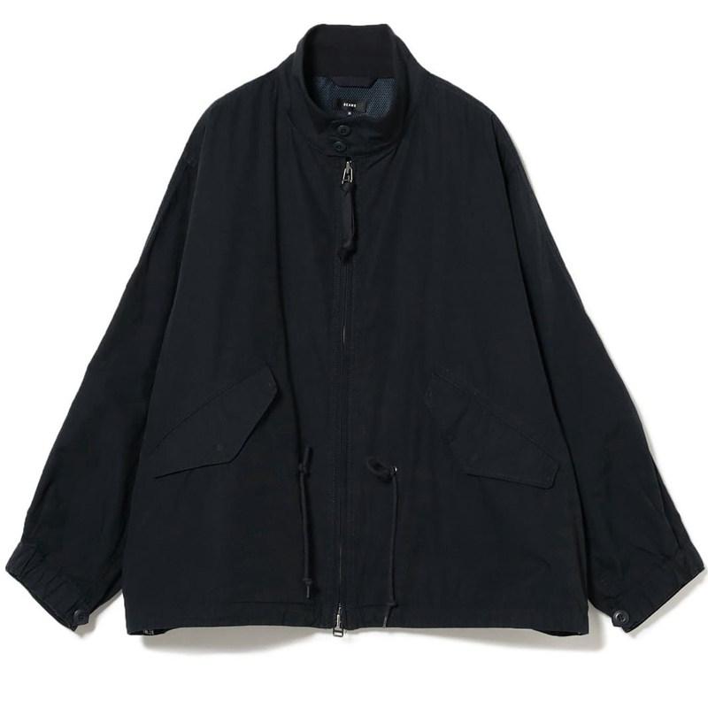 メンズ ファッション 服 男性用 シンプル かっこいい 大人 ストリート カジュアル ビジネス 通勤 アメリカン フィット ミリタリー ハリントン スタンドカラー ジャケット オーバーサイズ アウターウェア｜リコット