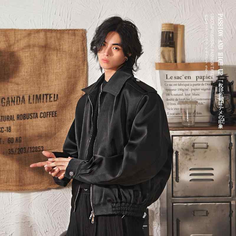 メンズ 流行り物 服 成人男性用   分かりやすい かっこいい 成年者 表どおり 心地よい 商行為 通い レトロ 上衣 心地よい ハイエンド 表どおり 肩部パッド 成人男性服