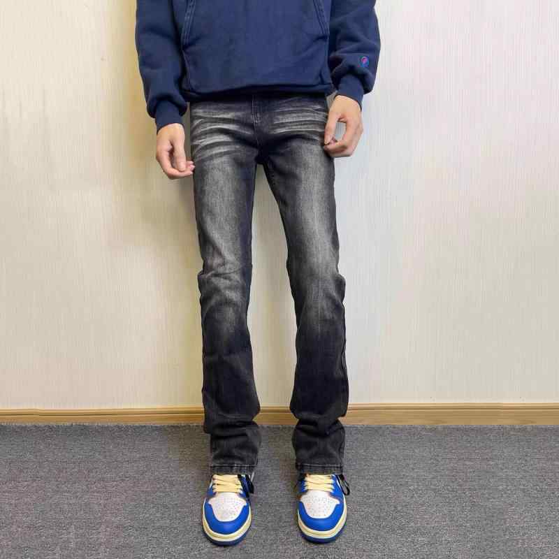 メンズ ファッション 服 男性用 シンプル かっこいい 大人 春コーデ フレア ストレッチ スリム ジーンズ 快適 ロング パンツ 5,968円