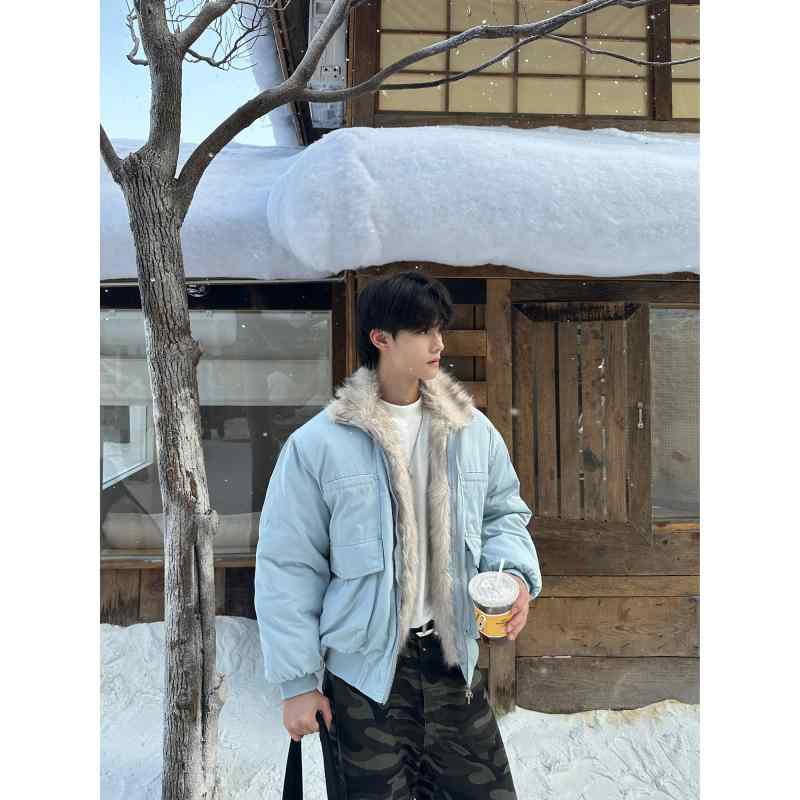 メンズ ファッション 服 男性用 シンプル かっこいい 大人 春コーデ レトロ コットン 中綿 ジャケット カップル スタンドカラー コットン 中綿 コート アウター ウェア ハイエンド