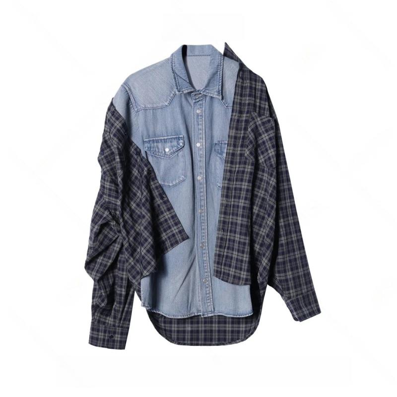 メンズ ファッション 服 男性用 シンプル かっこいい 大人 春コーデ デニム カラー 長袖 ジャケット ストリート |リコット