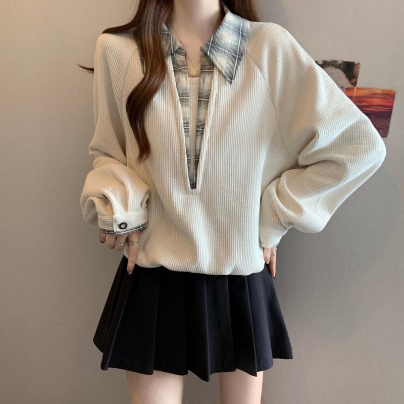 今めかしい 背広 ポロ 色つや 長袖 トレイナー 亭主もち服 レディース 今めかしい 愛くるしい トップス