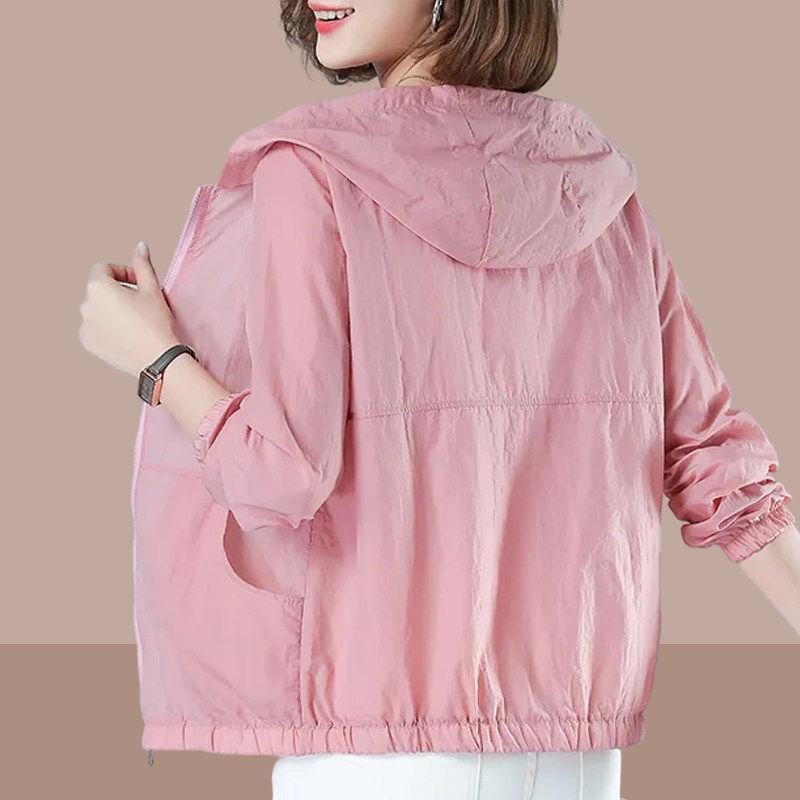 レディース 日焼け防止 服 ウェア アウトドア 通気性 長袖 薄手 ジャケット アウター