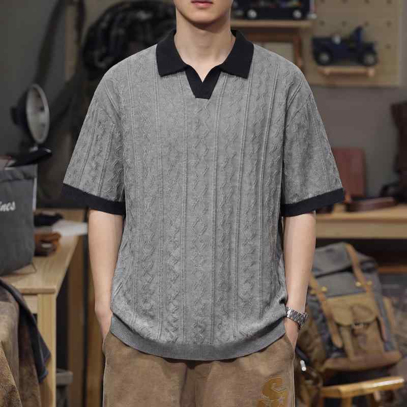 アメリカン シーガル 色合い 年寄りの スポーツシャツ メンズ 好いたらしい 半袖 プルオーバー 商行為 通いお召しもの 二分の一 捩り プルオーバー