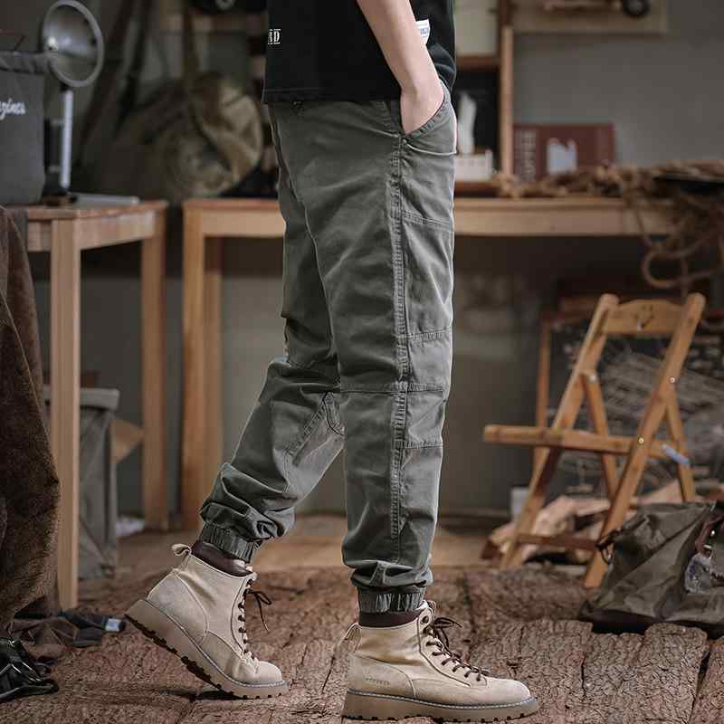 アメリカン シック アメリカン スタイル メンズ カーゴ パンツ 春 快適 ジョガー カジュアル パンツ