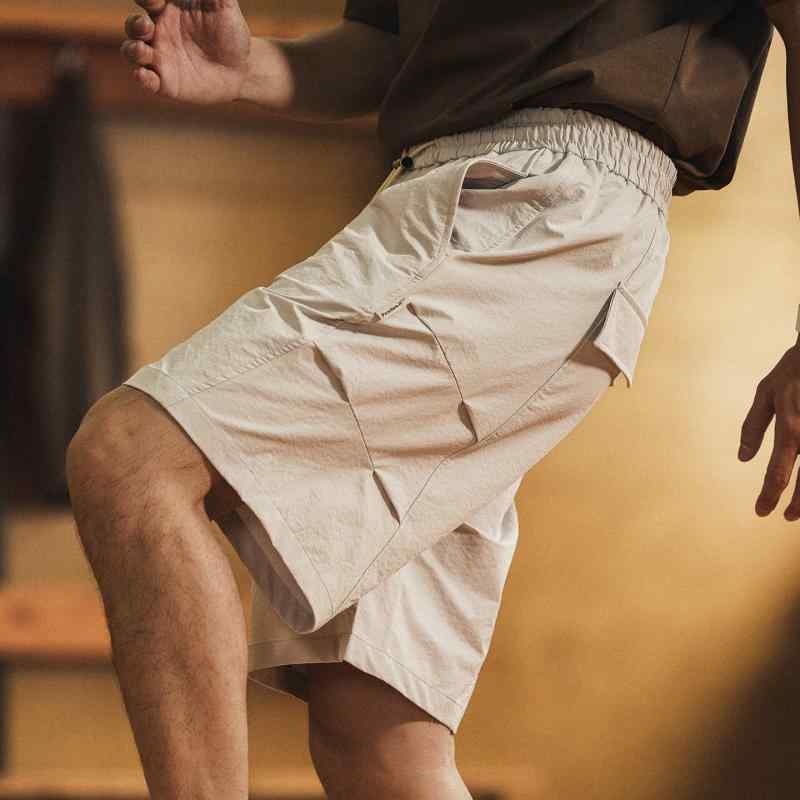 登山 スタイル アウトドア スポーツ レジャー パンツ メンズ 冷感 薄手 ゆったり ワーク ウェア ハーフ パンツ