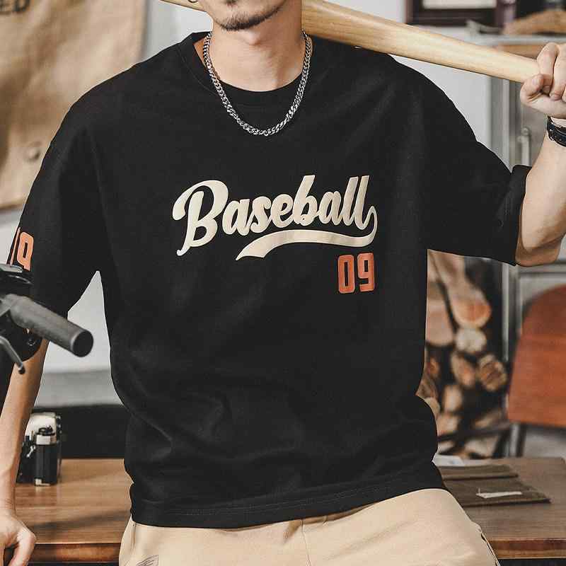 アメリカン 綿 半袖 Tシャツ メンズ カジュアル 大きいサイズ トップ 夏 Tシャツ メンズ