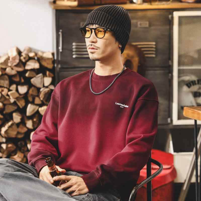 アメリカン メンズ パーカー 春 秋 スタイル ダメージ加工 レトロ ゆったり フィット 大きいサイズ メンズ 春 トップス |リコット