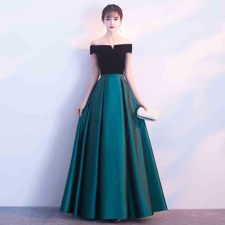 春 40代 秋 二次会 冬 発表会 30代 入学式 ワンピース ひざ下 披露宴 レディース 夏 オフショルダーシンプルロングドレス 代 結婚式 フォーマル ロング丈 フォーマル 卒業式 パーティードレス 大人