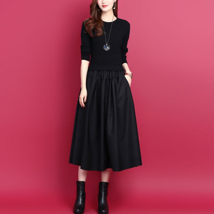 レディースファッション ワンピース 非売品 レディース Ol 卒業式 上品 大人 入学式 二次会 ワンピ 結婚式 入園式 ワンピース ニット切替 ワンピース 春 冬 秋 夏 Revista Facene Com Br